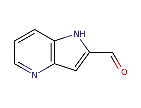 Molecular Structure of 17288-52-7 (1H-PYRROLO[3,2-B]PYRIDINE-2-CARBALDEHYDE)