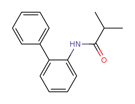 Molecular Structure of 17261-12-0 (N-(biphenyl-2-yl)-2-methylpropanamide)