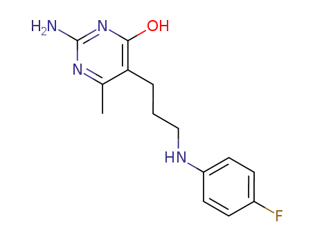 2-amino-5-{3-[(4-fluorophenyl)amino]propyl}-6-methylpyrimidin-4(1H)-one