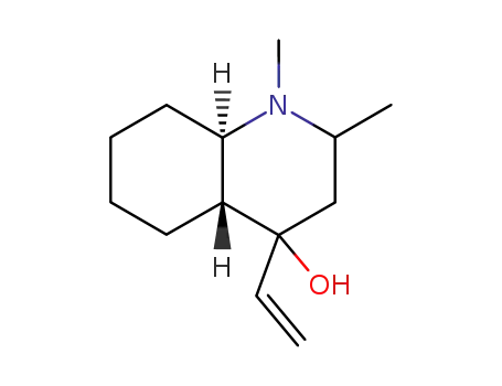Molecular Structure of 20431-91-8 (1,2-Dimethyl-4-vinyldecahydro-4-quinolinol)