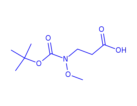 Molecular Structure of 172299-81-9 (N-Boc-N-methoxy-3-aminopropionic acid)