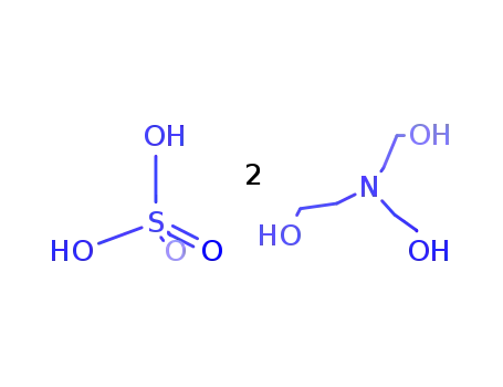 Molecular Structure of 21121-22-2 (bis(2-hydroxyethyl)ammonium hydrogen sulphate)