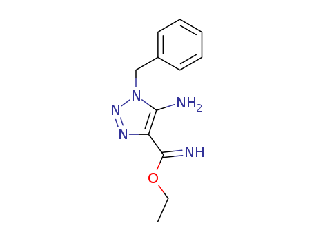 1H-1,2,3-Triazole-4-carboximidicacid, 5-amino-1-(phenylmethyl)-, ethyl ester cas  20271-30-1