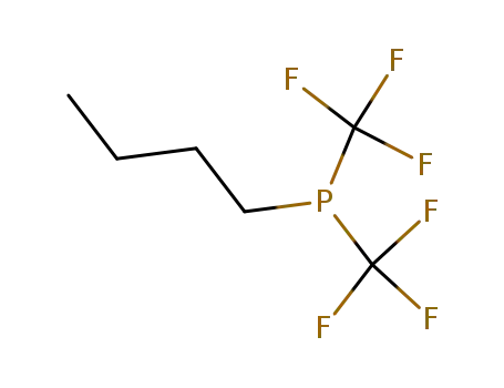 Molecular Structure of 20608-42-8 (butyl[bis(trifluoromethyl)]phosphane)