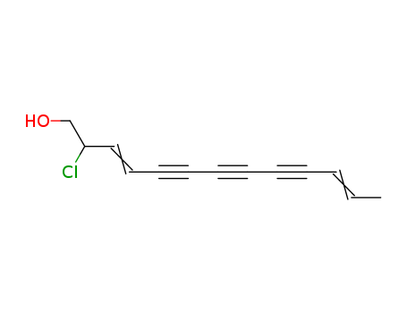 2-CHLORO-3,11-TRIDECADIENE-5,7,9-TRIYN-1-OL