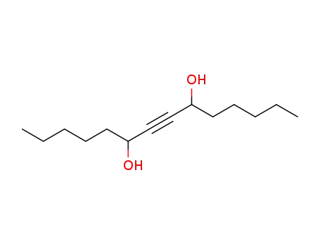 Molecular Structure of 174064-00-7 (7-TETRADECYN-6,9-DIOL)