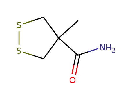 Molecular Structure of 208243-73-6 (1,2-Dithiolane-4-carboxamide,4-methyl-(9CI))