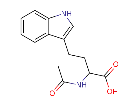 Molecular Structure of 205813-00-9 (N-Acetyl-D,L-homotryptophan)