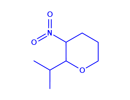 2H-PYRAN,TETRAHYDRO-2-(ISOPROPYL)-3-NITRO-