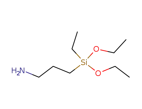 Molecular Structure of 20723-29-9 ((3-Aminopropyl)ethyldiethoxysilane)