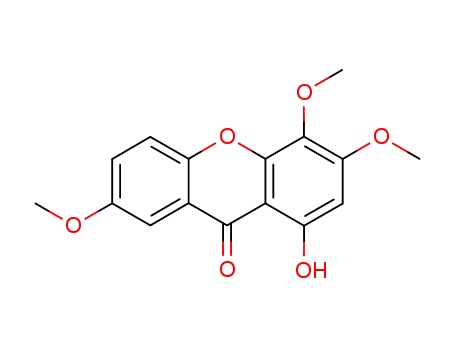 9H-Xanthen-9-one,1-hydroxy-3,4,7-trimethoxy-