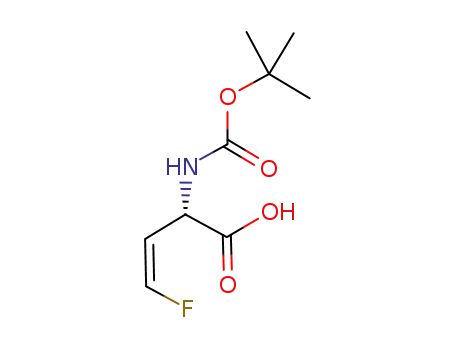 3-Butenoicacid,2-[[(1,1-dimethylethoxy)carbonyl]amino]-4-fluoro-,[S-(Z)]-
