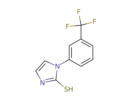 Molecular Structure of 17452-08-3 (1-(3-TRIFLUOROMETHYLPHENYL)IMIDAZOLINE-2-THIONE)