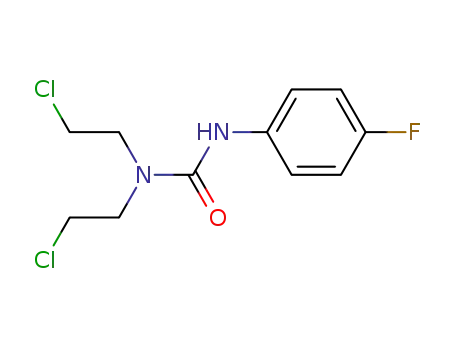 Molecular Structure of 2062-72-8 (1,1-bis(2-chloroethyl)-3-(4-fluorophenyl)urea)