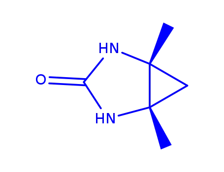 Molecular Structure of 174840-87-0 (2,4-Diazabicyclo[3.1.0]hexan-3-one,1,5-dimethyl-(9CI))