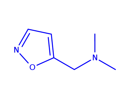Molecular Structure of 173850-38-9 (5-Isoxazolemethanamine,N,N-dimethyl-(9CI))