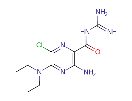 Molecular Structure of 2086-31-9 (5-diethylamiloride)