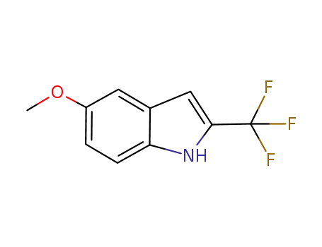 Molecular Structure of 174734-34-0 (5-Methoxy-2-trifluoromethylindole)