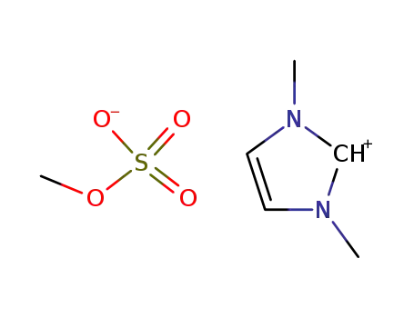 Molecular Structure of 97345-90-9 (1,3-DIMETHYLIMIDAZOLIUM METHYLSULFATE)