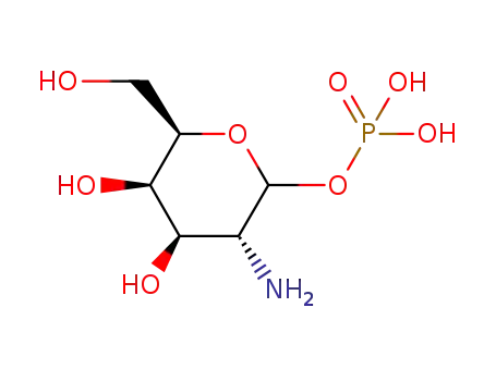 Molecular Structure of 41588-64-1 (D-Galactosamine-1-phosphate)