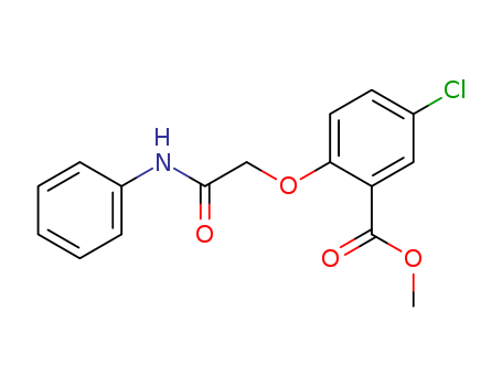 Benzoicacid, 5-chloro-2-[2-oxo-2-(phenylamino)ethoxy]-, methyl ester