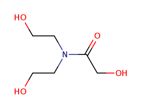 17409-41-5,Glycolamide, N,N-bis(2-hydroxyethyl)-,Glycolamide,N,N-bis(2-hydroxyethyl)- (8CI); N,N-Bis(2-hydroxyethyl)hydroxyacetamide;N,N-Bis(hydroxyethyl)hydroxyacetamide; NSC 274597
