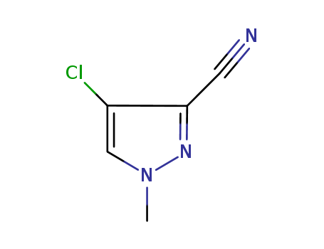 4-CHLORO-1-METHYL-1H-PYRAZOLE-3-CARBONITRILECAS