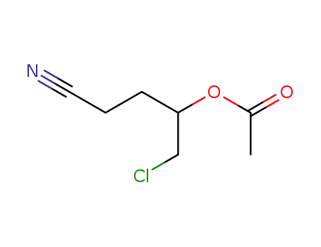 4-Acetoxy-5-chlorpentanonitril
