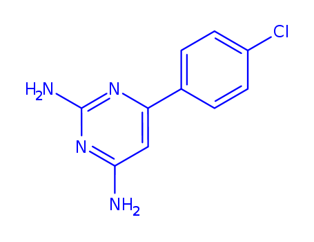 2,4-Pyrimidinediamine, 6-(4-chlorophenyl)-