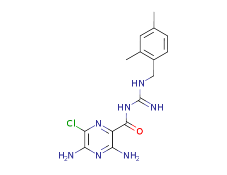 2-Pyrazinecarboxamide,3,5-diamino-6-chloro-N-[[[(2,4-dimethylphenyl)methyl]amino]iminomethyl]-