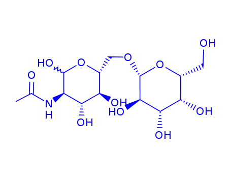 Molecular Structure of 93601-73-1 (2-acetamido-2-deoxy-6-O-beta galactopyranosylgalactopyranose)