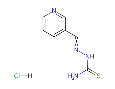 Nicotinaldehyde, thiosemicarbazone, monohydrochloride