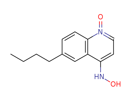 4-Quinolinamine,6-butyl-N-hydroxy-, 1-oxide