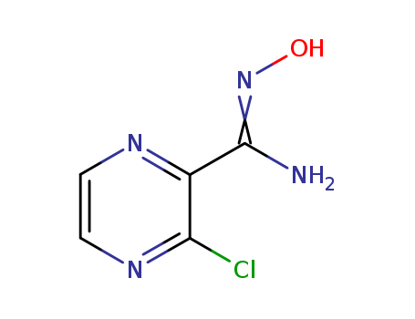 (Z)-3-chloro-N'-hydroxypyrazine-2-carboximidamide