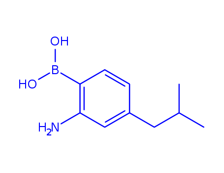 2-AMINO-4-(2-METHYLPROPYL)PHENYL BORONIC ACID