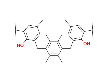 Phenol,2,2'-[(2,3,5,6-tetramethyl-1,4-phenylene)bis(methylene)]bis[6-(1,1-dimethylethyl)-4-methyl- cas  15459-04-8