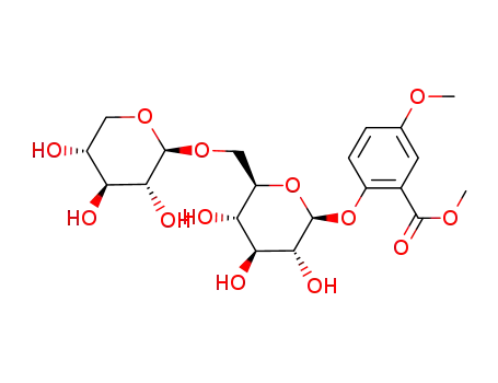 Molecular Structure of 154-61-0 (PRIMULAVERIN)