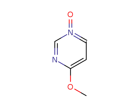 Molecular Structure of 17758-55-3 (Pyrimidine, 4-methoxy-, 1-oxide (6CI,8CI,9CI))