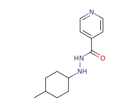 Molecular Structure of 15407-89-3 (N'-(4-Methylcyclohexyl)isonicotinic hydrazide)