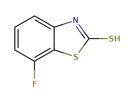 Molecular Structure of 154327-29-4 (2-mercapto-7-fluorobenzothiazole)