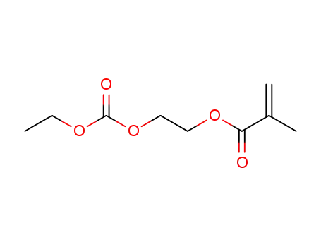 Molecular Structure of 17650-46-3 (ETHYLENE GLYCOL, ETHYL CARBONATE METHACRYLATE)
