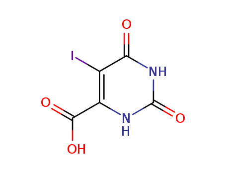 5-iodo-2,4-dioxo-1H-pyrimidine-6-carboxylic acid
