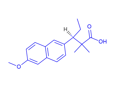 (<i>R</i>)-2.2-dimethyl-3-(6-methoxy-naphthyl-(2))-valeric acid