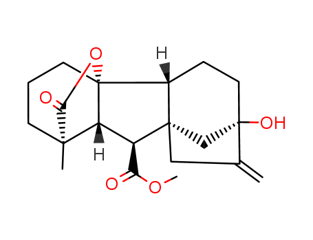 15355-41-6,Gibberellin I,4aa,4bb-Gibbane-1a,10b-dicarboxylic acid,4a,7-dihydroxy-1-methyl-8-methylene-, 1,4a-lactone, methyl ester (8CI);4a,1-(Epoxymethano)-7,9a-methanobenz[a]azulene, gibbane-1,10-dicarboxylic acidderiv.; GA20 methyl ester; Gibberellin A20 methyl ester; Gibberellin I