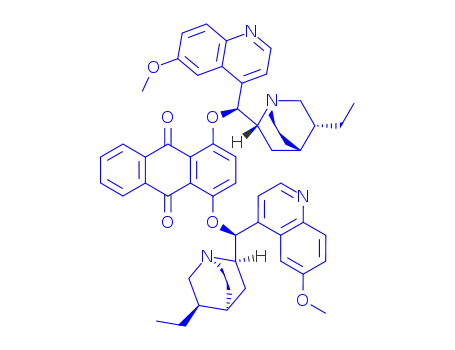 Molecular Structure of 176298-44-5 (HYDROQUINIDINE (ANTHRAQUINONE-1,4-DIYL) DIETHER)