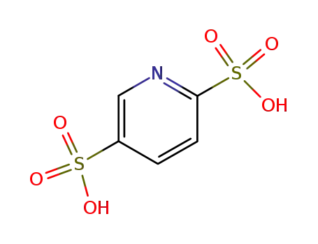Molecular Structure of 17624-04-3 (PYRIDINE-2,5-DISULFONIC ACID)