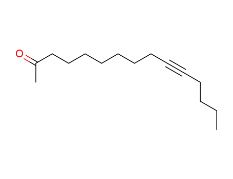 Molecular Structure of 98321-46-1 (10-pentadecyn-2-one)