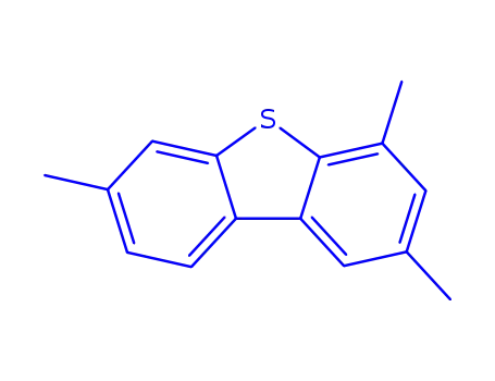 Molecular Structure of 216983-03-8 (Dibenzothiophene,2,4,7-trimethyl-)