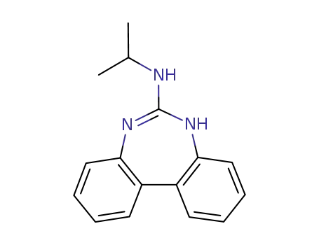 Molecular Structure of 2880-30-0 (N-(propan-2-yl)-5H-dibenzo[d,f][1,3]diazepin-6-amine)