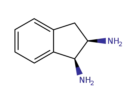 Molecular Structure of 218151-56-5 (1H-Indene-1,2-diamine,2,3-dihydro-,(1S,2R)-(9CI))
